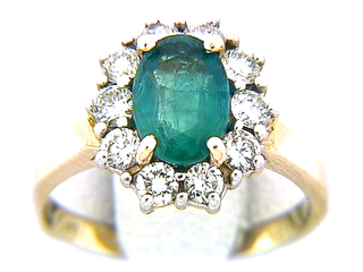 EM & DI RING, 14K (O), C=1.63