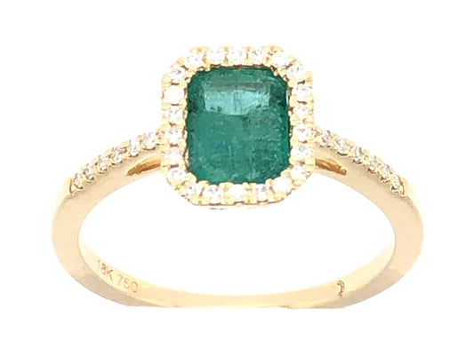 EMERALD & DIAMOND RING