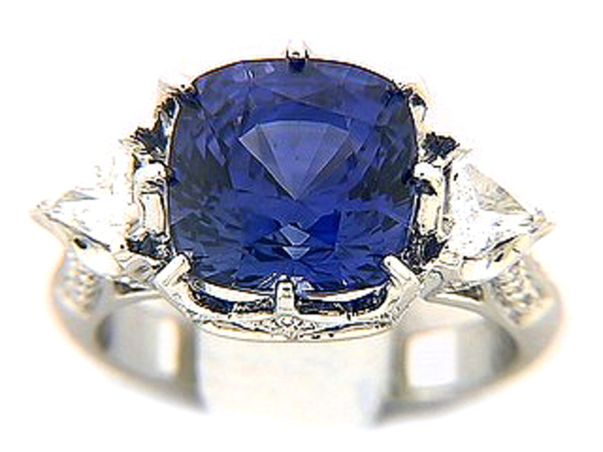 Sapphire Diamond Ring