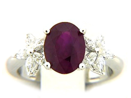 Ruby Diamond Ring