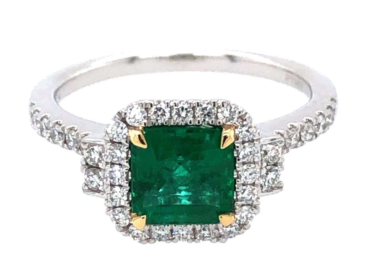 EMERALD & DIAMOND RING