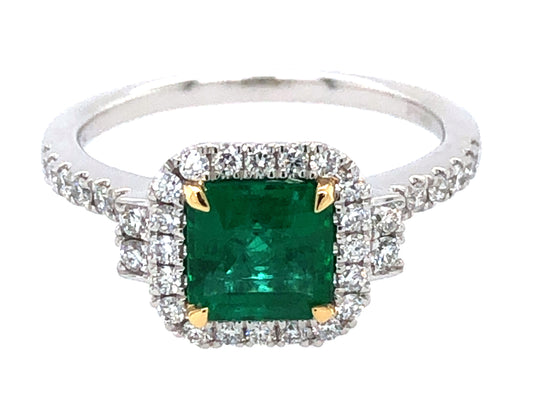 EMERALD & DIAMOND RING