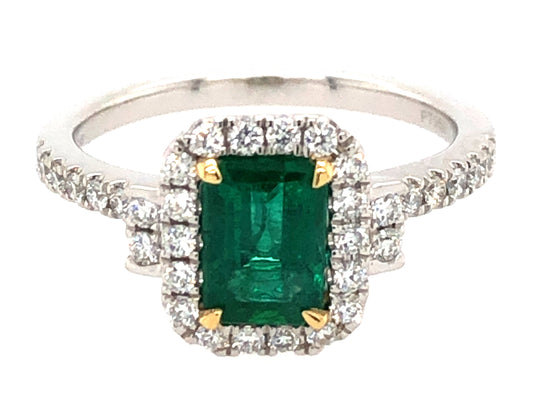 EMERALD & DIAMOND RING
