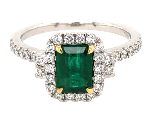 EMERALD & DIAMOND RING