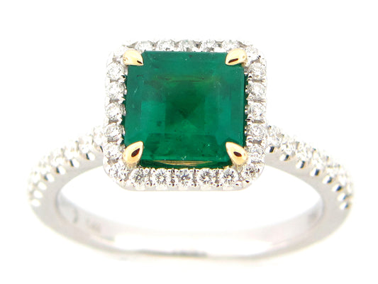 EMERALD & DIAMOND RING