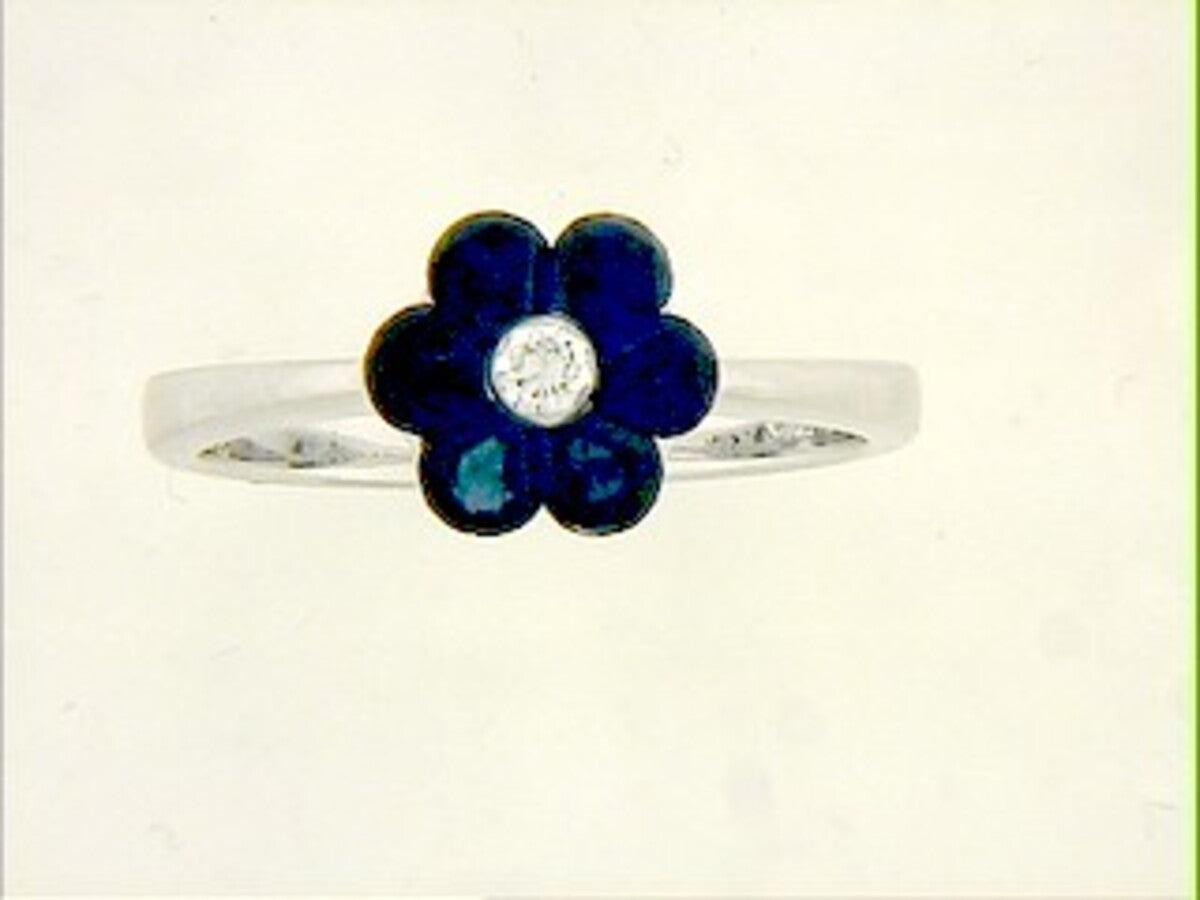 SAPPHIRE & DIAMOND RING