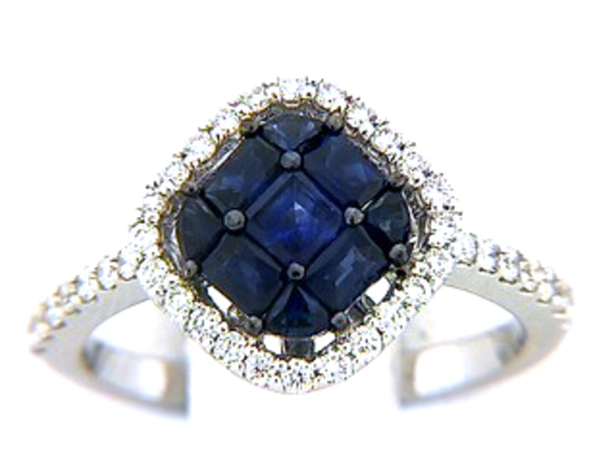 SAPPHIRE & DIAMOND RING