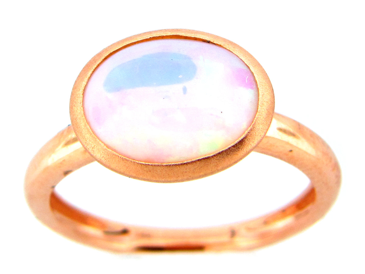 OPAL RING, 18KR (O)