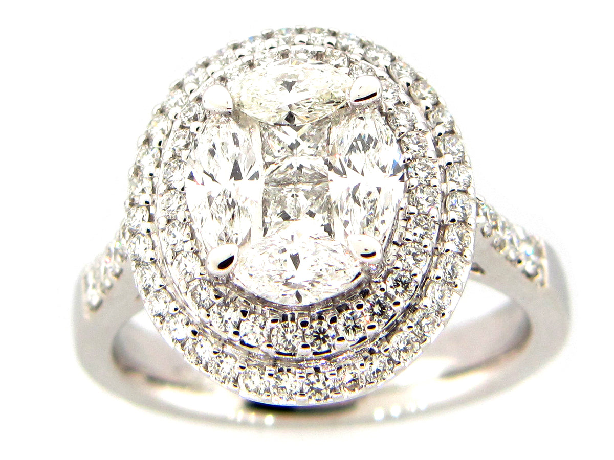 DIAMOND RING, 18KW (N)