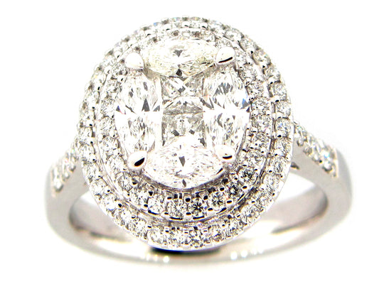 DIAMOND RING, 18KW (N)