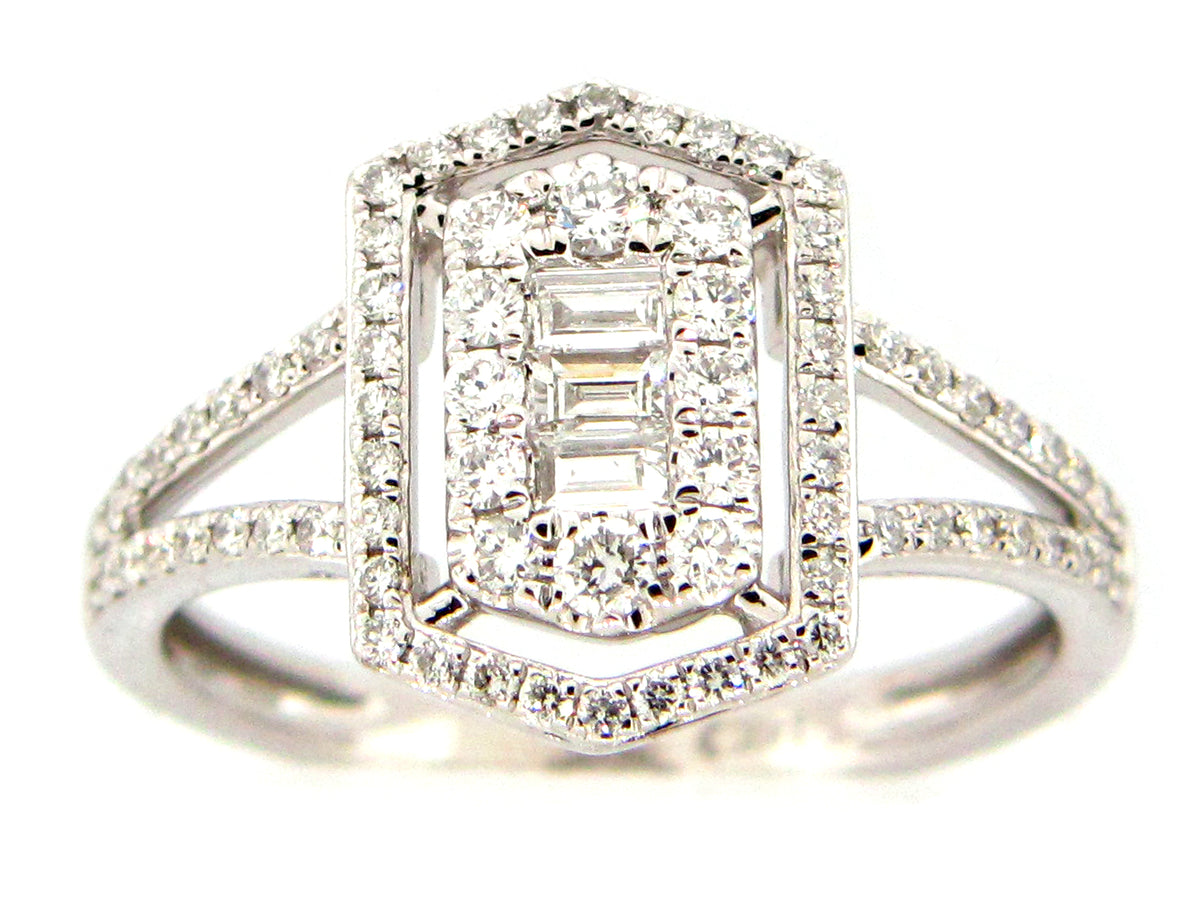 DIAMOND RING, 14KW (N)