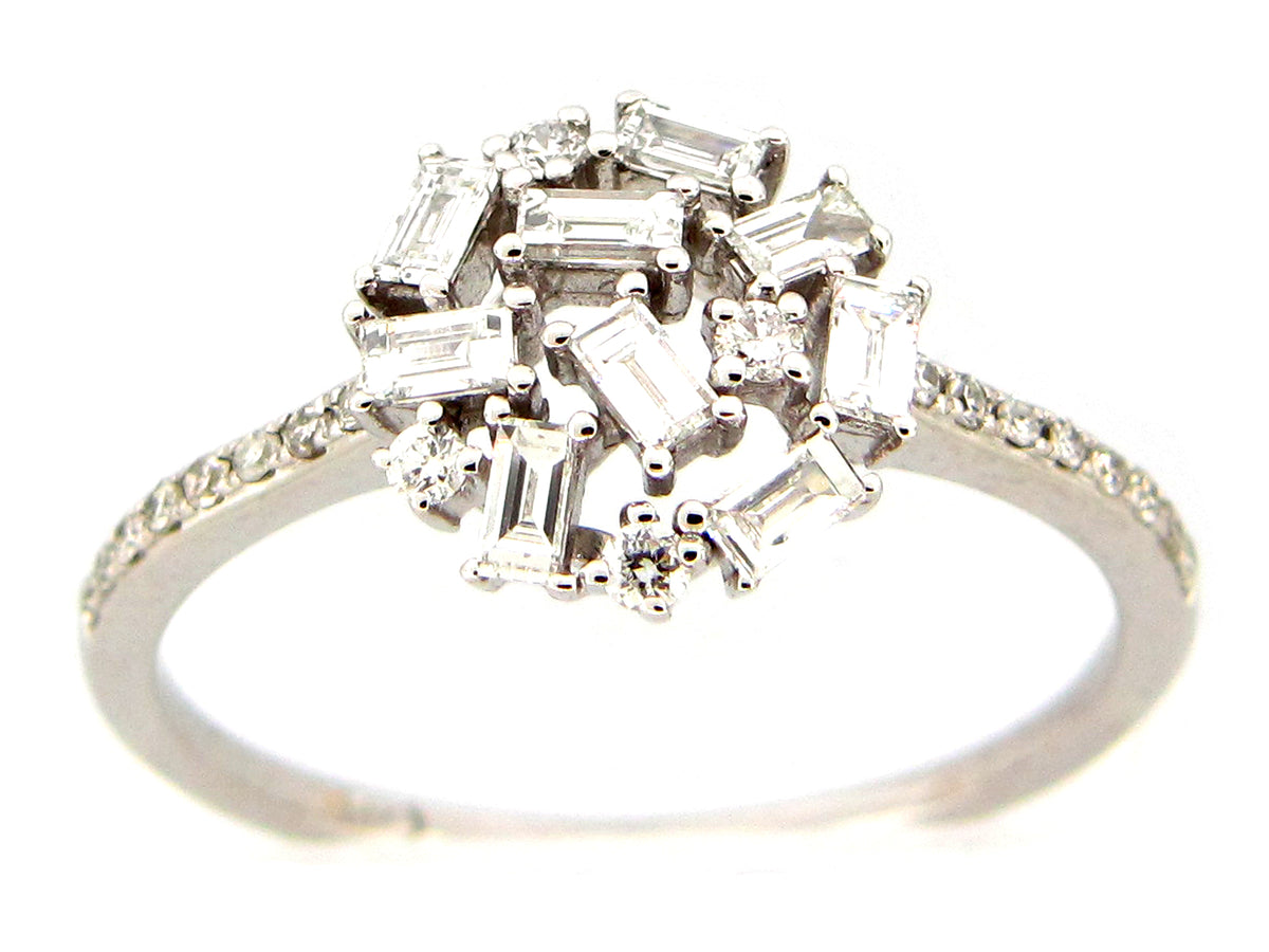 DIAMOND RING, 14KW (N)