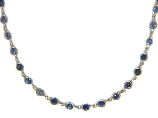 Sapphire Chain, 32"