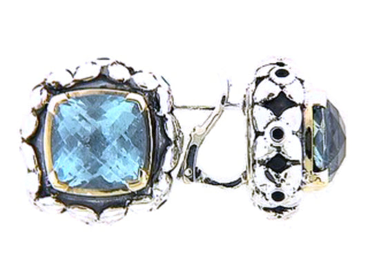 BLUE TOPAZ EARRING