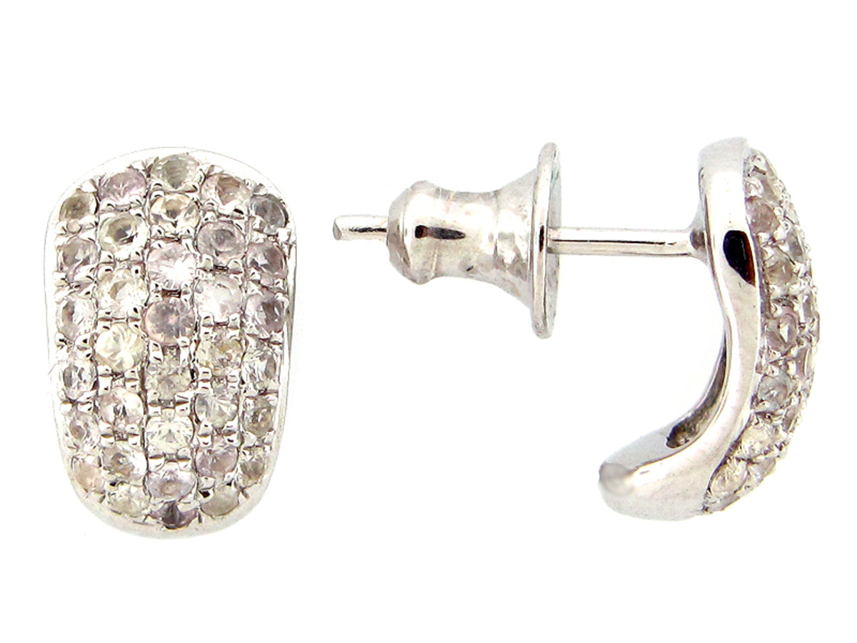 WHITE SAPPHIRE EARRING