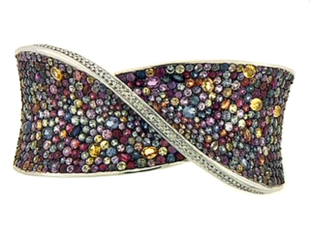RAINBOW SAPPHIRE BANGLE