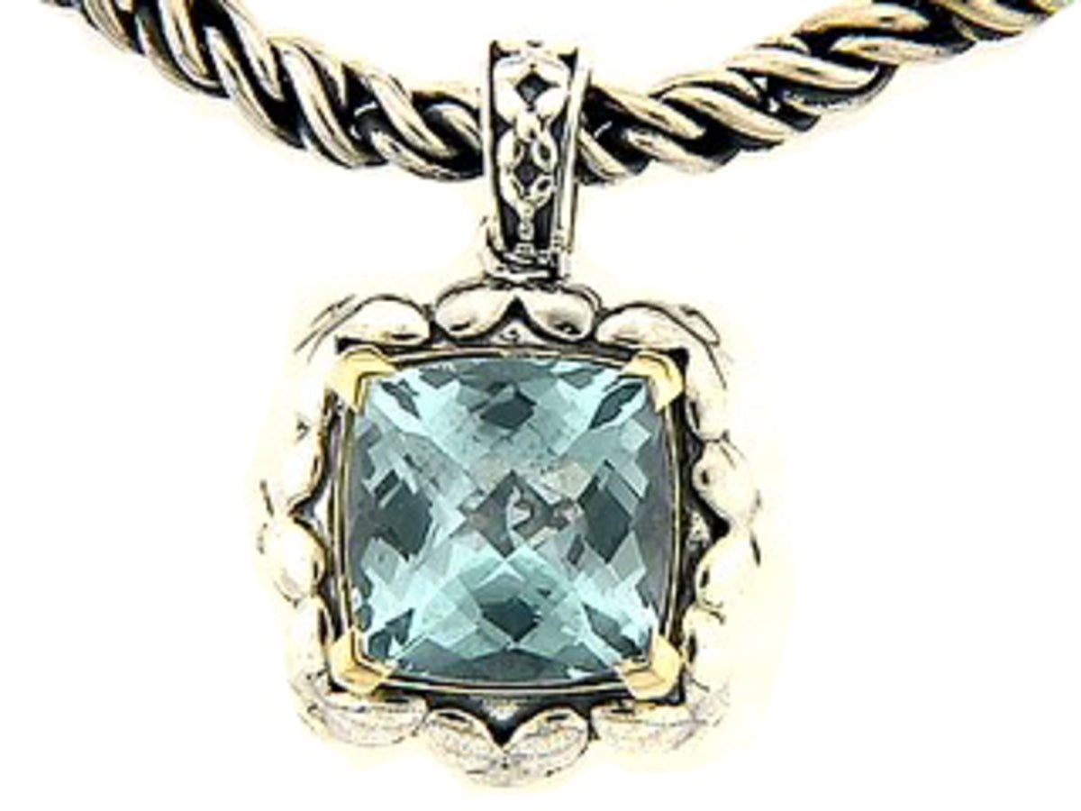 BLUE TOPAZ PENDANT