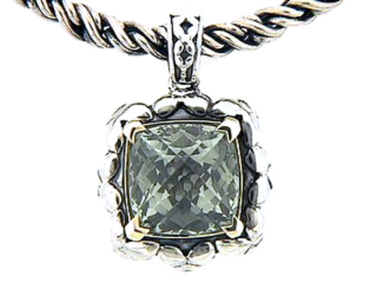 GREEN AMETHYST PENDANT