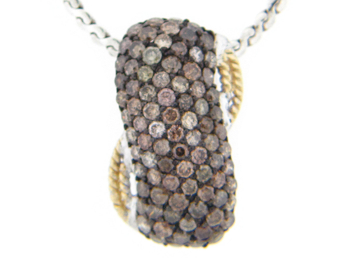 BROWN DIAMOND PENDANT