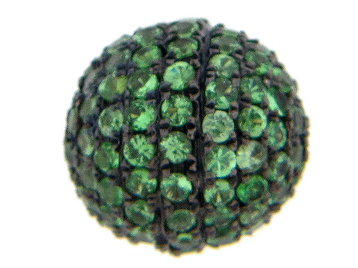 Tsavorite Pendant, Silver (N)