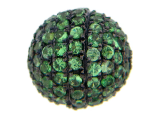 Tsavorite Pendant, Silver (N)