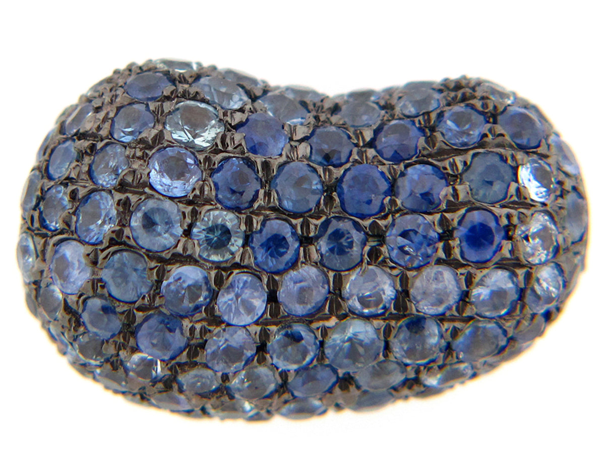 SAPPHIRE PENDANT, SILVER (H)